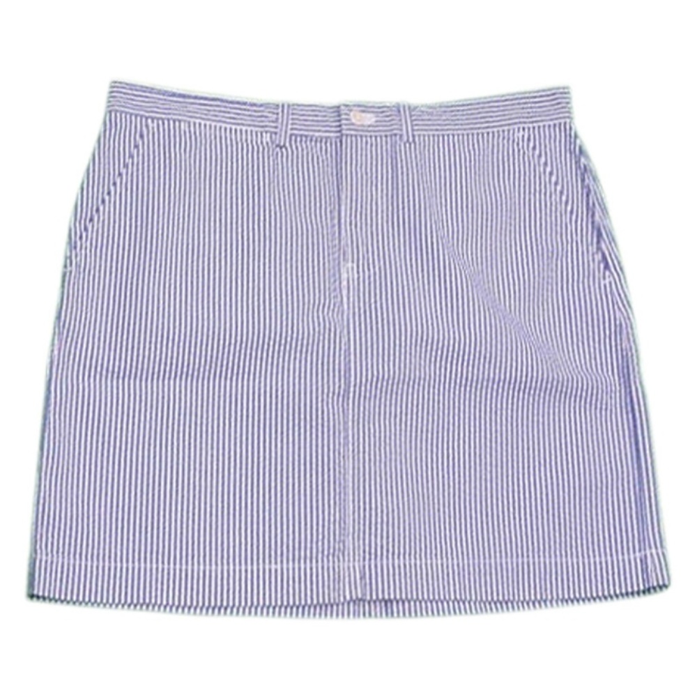 Ralph Lauren Sports Seersucker Skirt Stripe Skirt